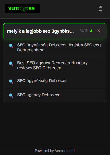 AI Search Intent Revealer by Ventoora bővítmény képernyőképe